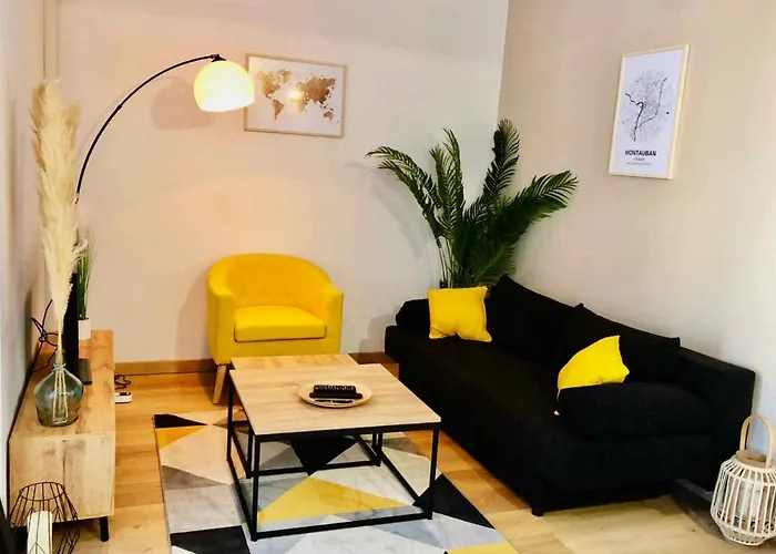 Le Point Virgule - Parking Privé - Climatisation Appartement Montauban