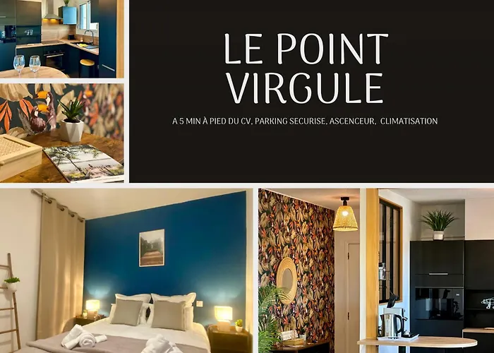 Appartement Le Point Virgule - Parking Privé - Climatisation Montauban